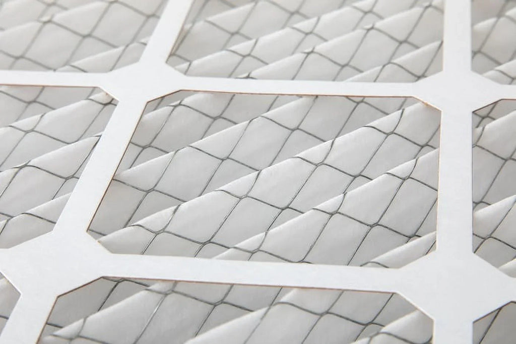 6 Pack of 12x20x1 MERV 10 Pleated Air Filters by Glasfloss. Actual Size: 11-1/2 x 19-1/2 x 7/8