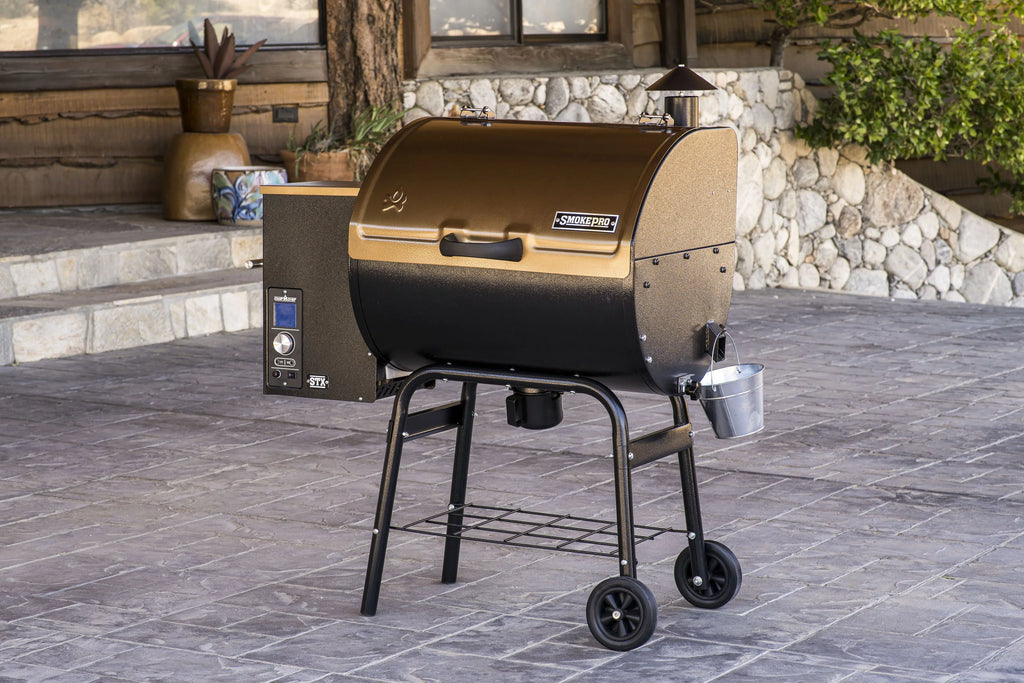 Camp Chef PG24STXB - Bronze Pellet Smoker Grill with 10 Smoke Settings, Patented Ash Cleanout Feature, PID Temperature Controller