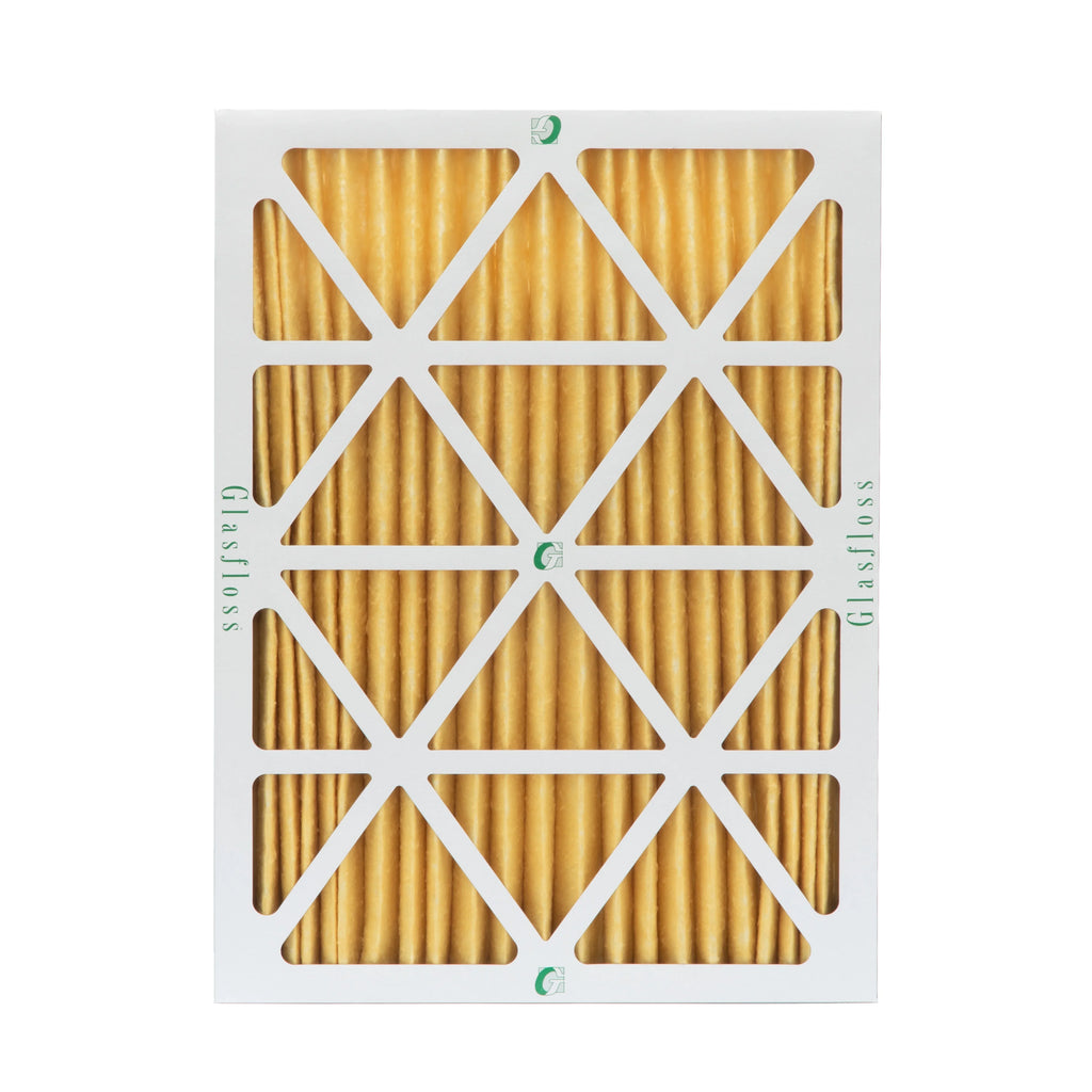 3 Pack of 18x20x2 MERV 11 Pleated 2" Inch Air Filters by Glasfloss. Actual Size: 17-1/2 x 19-1/2 x 1-3/4