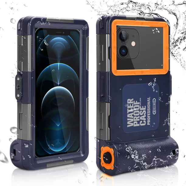 UrbanX Professional [15m/50ft] Swimming Diving Surfing Snorkeling Photo Video Waterproof Protective Case Underwater Housing for Tecno Camon 18T And all Phones Up to 6.9 Inch LCD with Lanyard