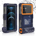 UrbanX Professional [15m/50ft] Swimming Diving Surfing Snorkeling Photo Video Waterproof Protective Case Underwater Housing for Oppo Reno4 Lite And all Phones Up to 6.9 Inch LCD with Lanyard