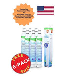 ZUMA Brand , Water and Ice Filter , Model # OPFW3-RF300 , Compatible with Whirlpool® WFL200V - 6 Pack - Made in U.S.A.