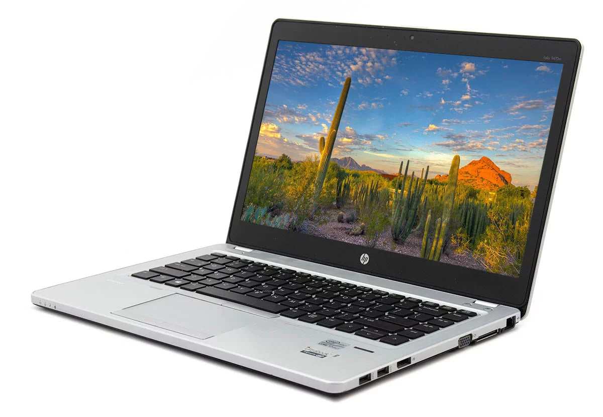 Restored  EliteBook Folio 9470M 14" Intel Core i5-3437U 1.9GHz 16GB 320G SATA Windows 10 Professional (Refurbished)