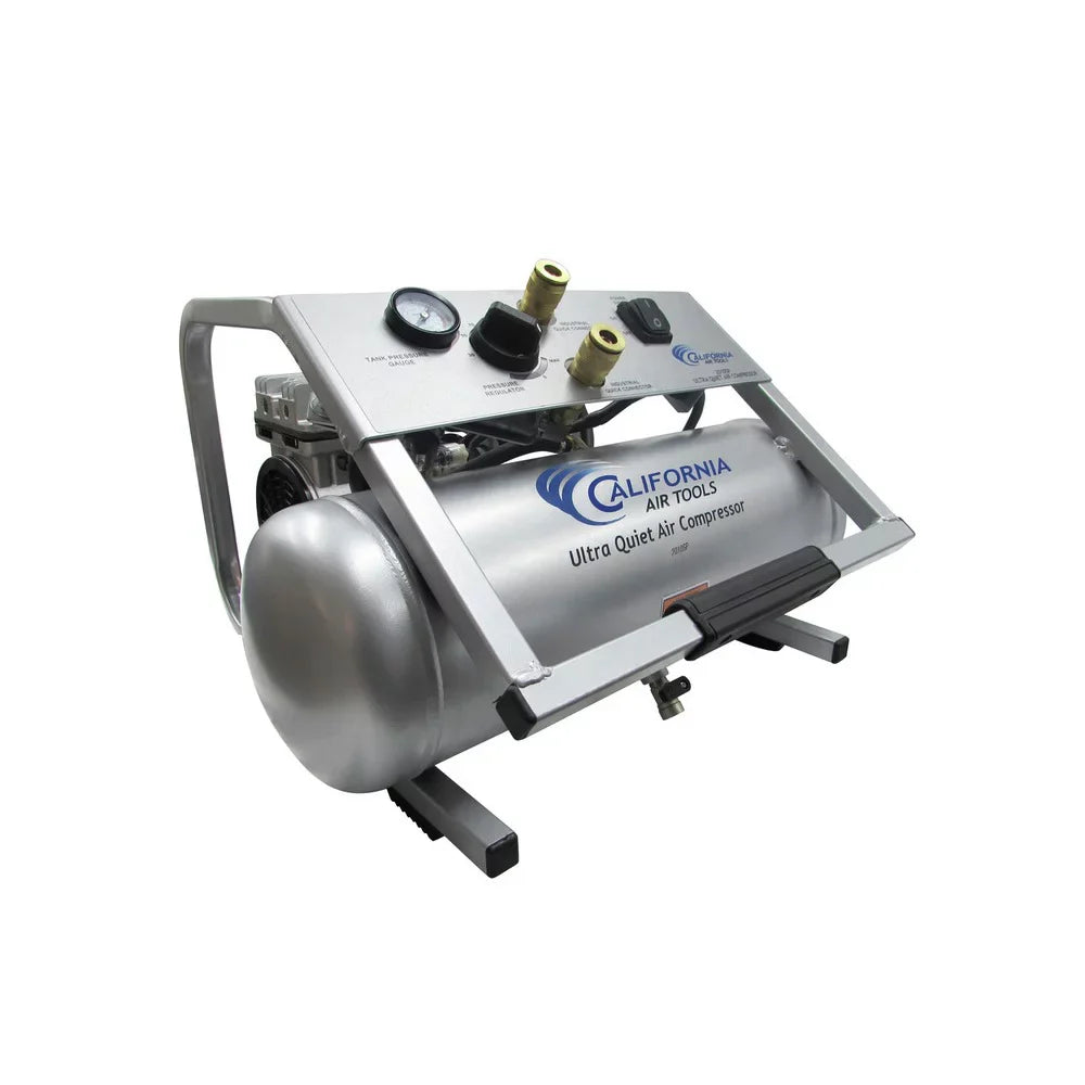 California Air Tools CAT-2010SP 1  2 Gallon Ultra Quiet and Oil-Free Stationary Air Compressor