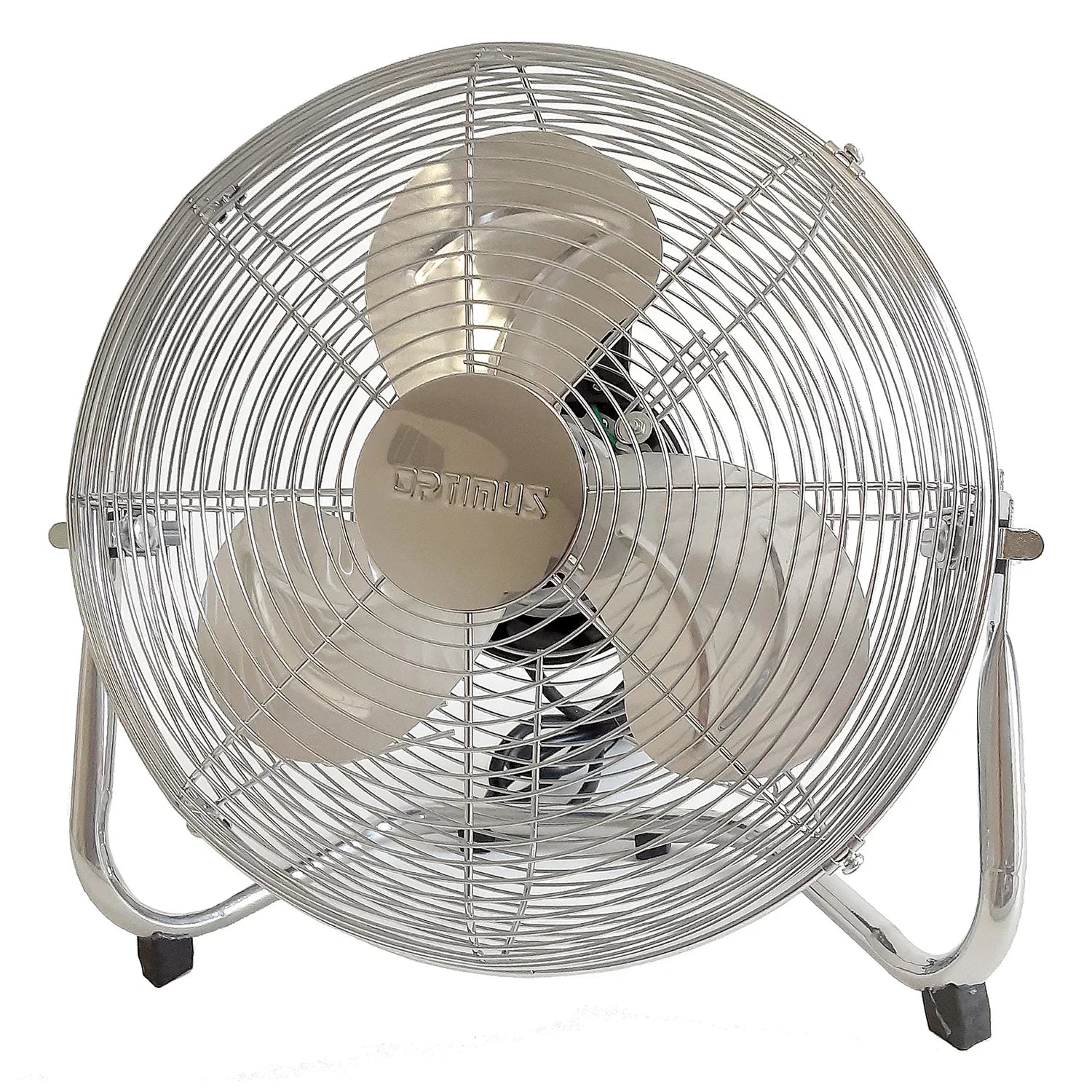 Optimus F-4122 Heavy Duty Aluminum 12 Inch 3 Speed Industrial Fan, Chrome