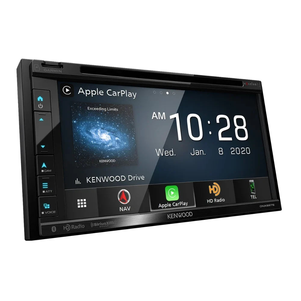New Kenwood DNX697S 6.8" Navigation DVD Receiver & CMOS-230 Universal Backup Camera