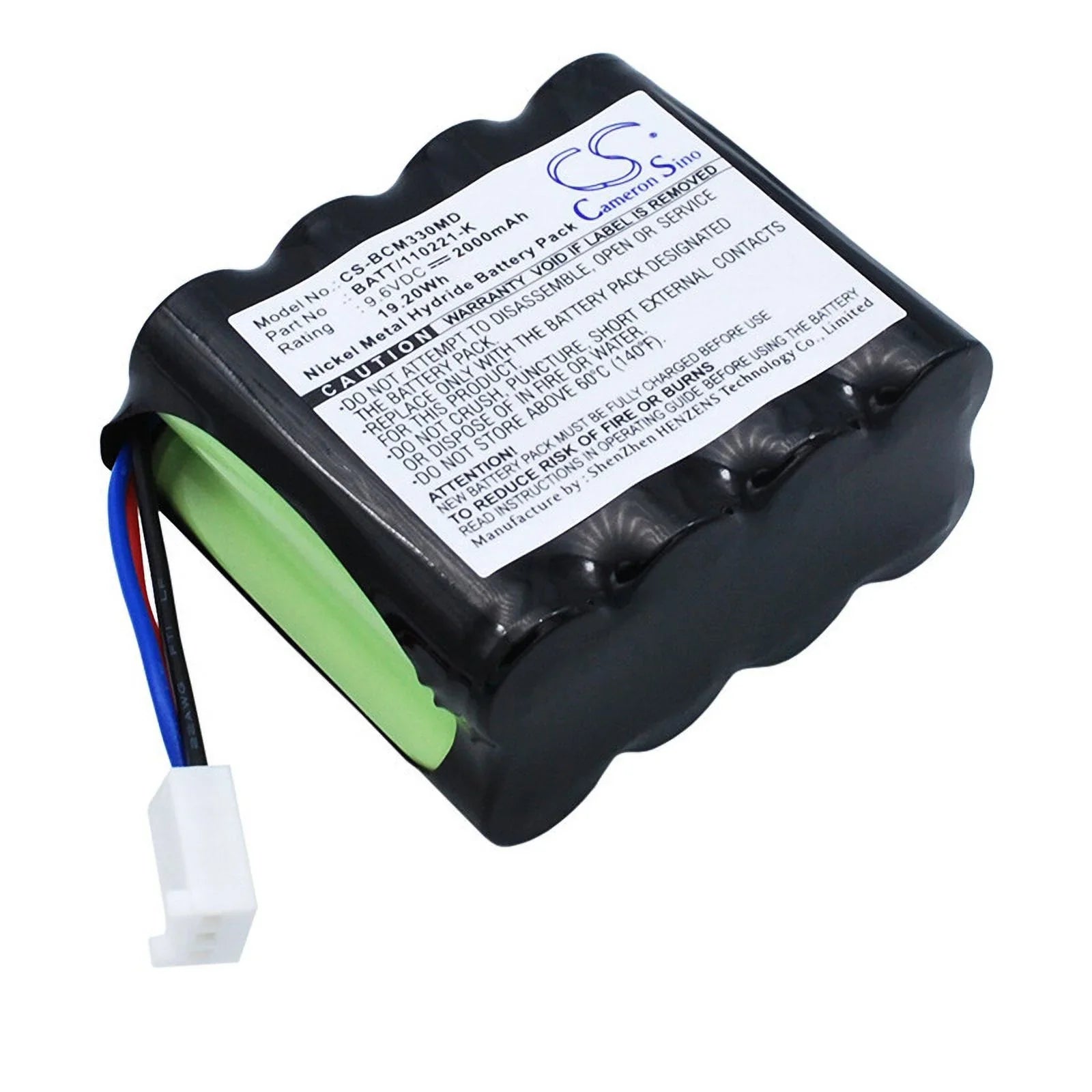 Cs Applicable To Bci Capnocheck Co2 /3303/Ad700 Medical Battery 120221