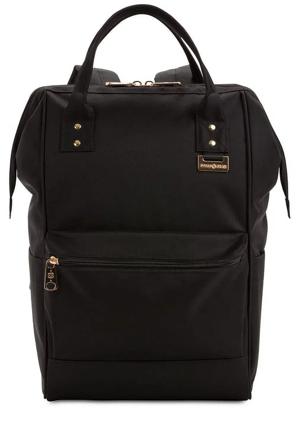Wenger  3576 Artz Dr Polyester Laptop Bag Back Pack, Black with Gold
