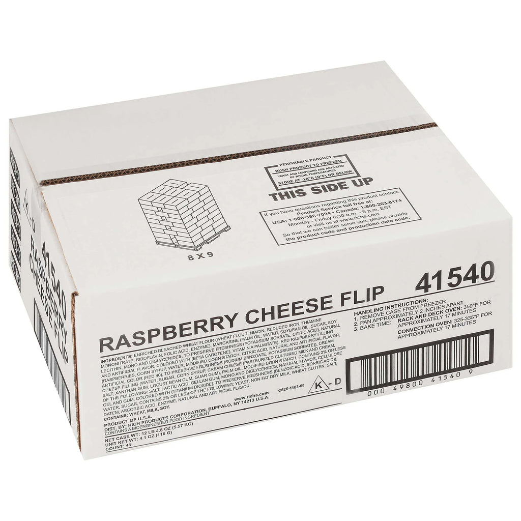 Rich's Products Preproofed Raspberry Cheese Croissant Dough 4.1oz (PACK OF 48)