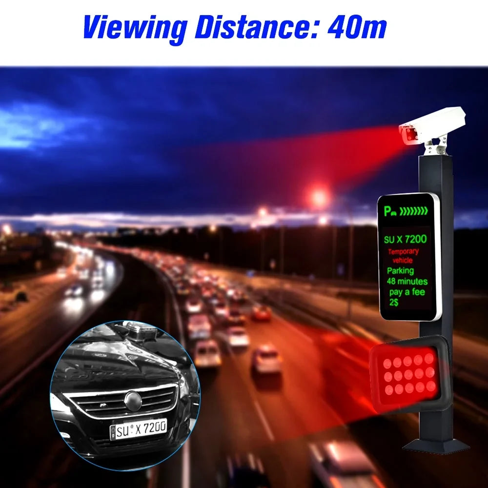 15pcs Array IR LEDS Infrared Illuminator, Wide Angle Long Range Night Vision, Outdoor Waterproof, Suitable for CCTV Cameras
