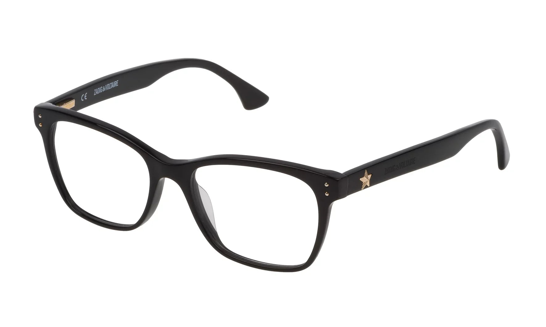 EYEGLASSES FRAME ZADIG&VOLTAIRE SHINY BLACK WOMEN VZV091V510700