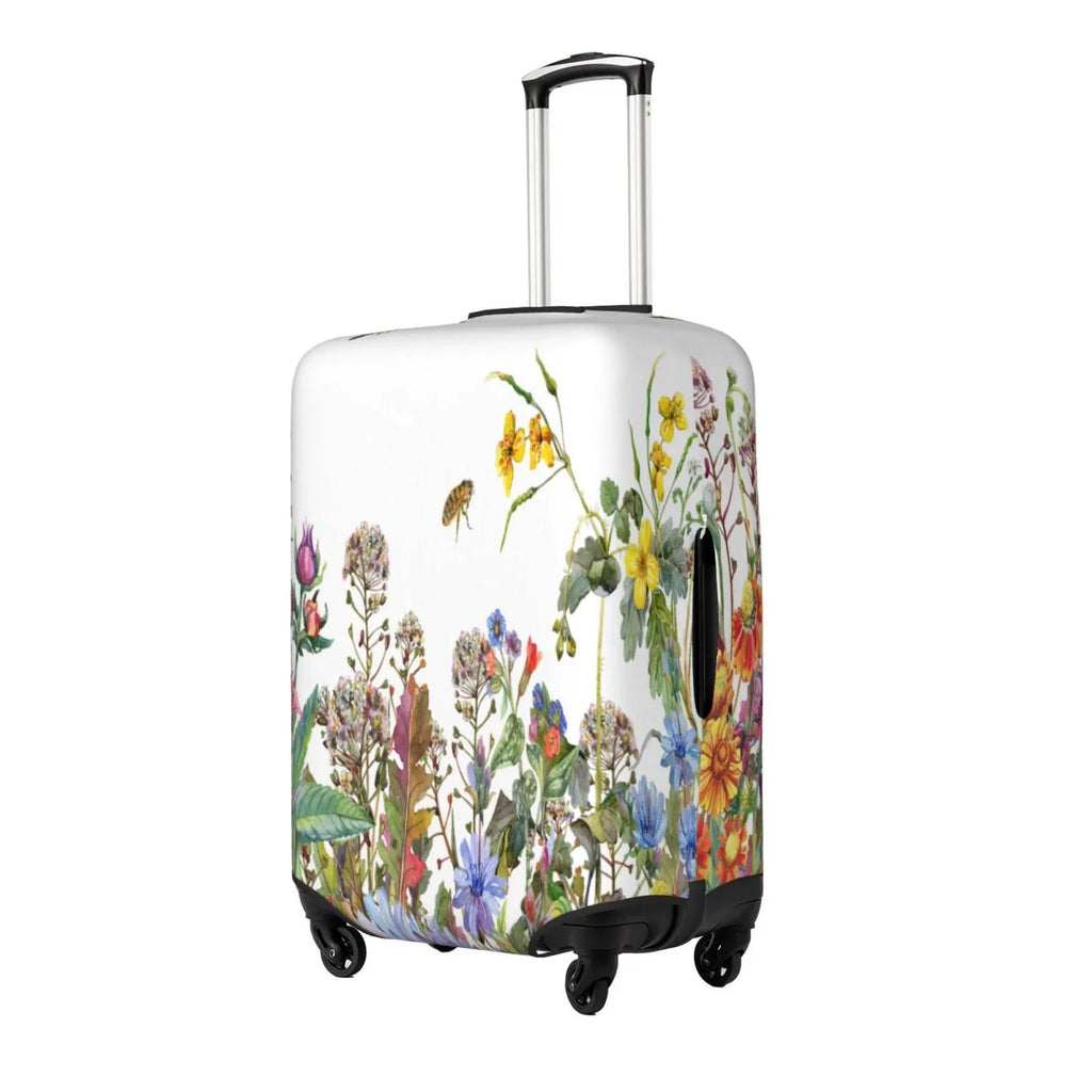 Haiem Herbs And Wildflowers Luggage Cover,Durable, Washable Suitcase Protector With Anti-Scratch Technology - Keep Your Luggage Looking New X-Large