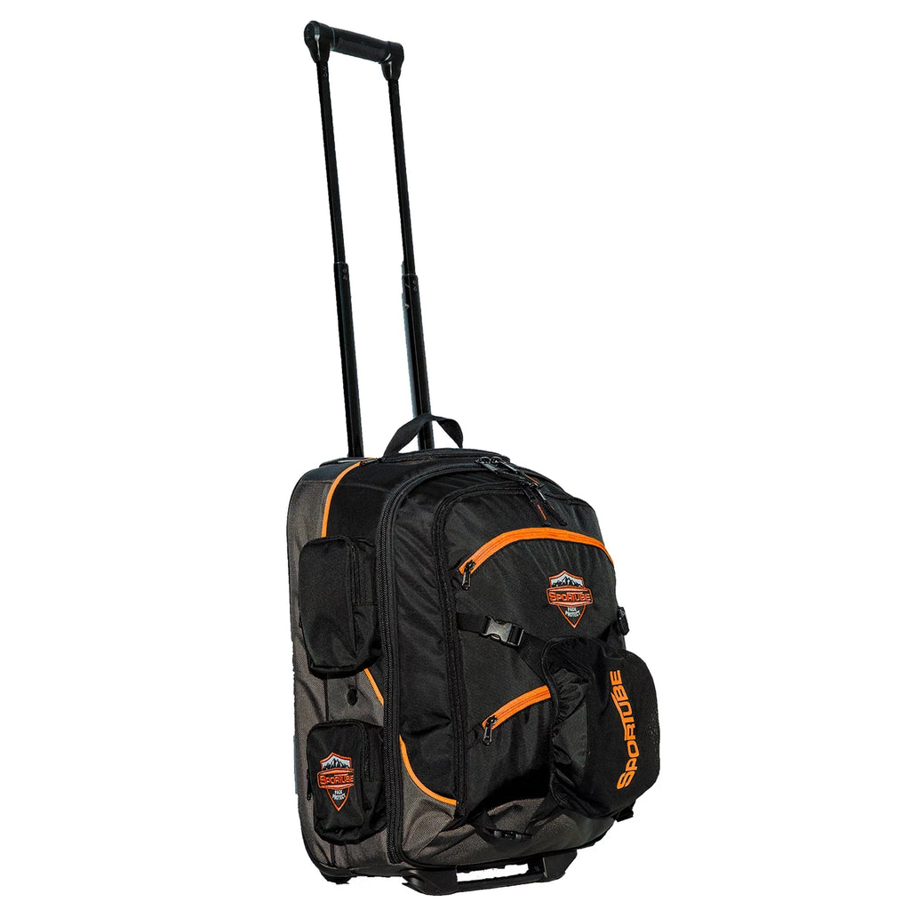 Sportube Cabin Cruiser Wheeled Carry On Padded Gear & Boot Bag, Orange
