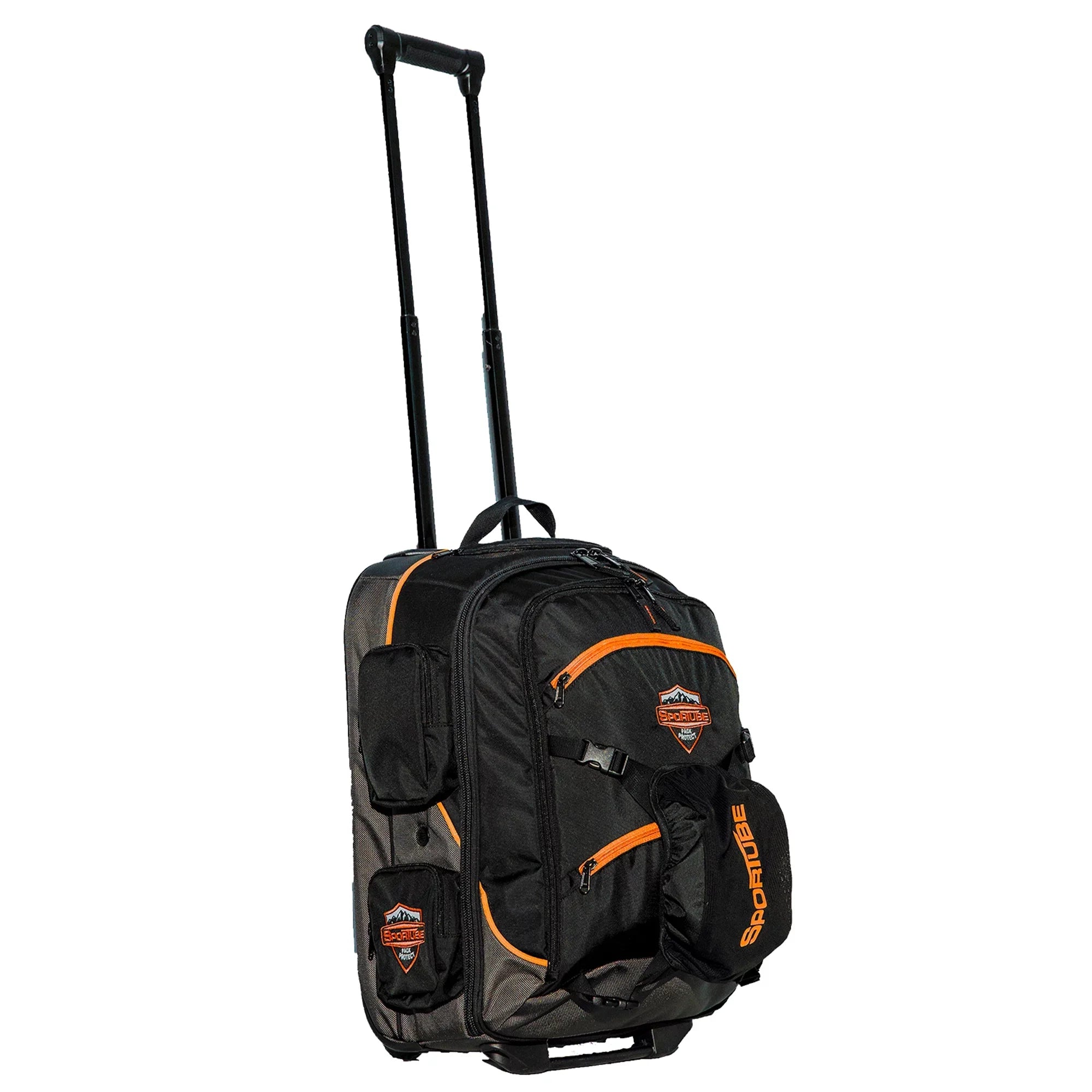 Sportube Cabin Cruiser Wheeled Carry On Padded Gear & Boot Bag, Orange