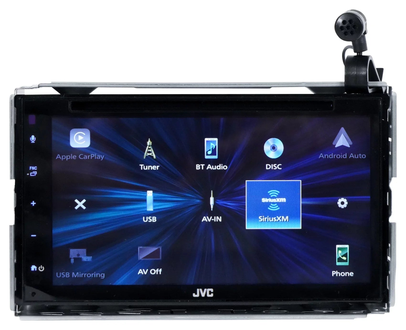 JVC KW-V66BT 6.8" Car CD/DVD Player  Carplay Android Receiver+Backup Camera
