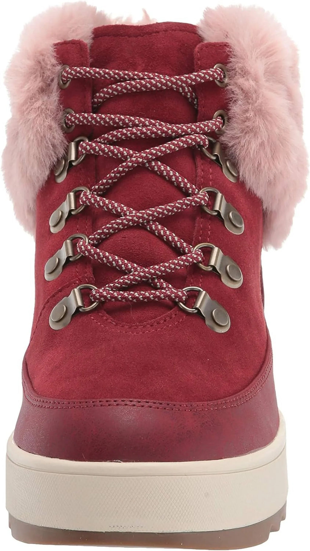 Koolaburra by UGG Women's Tynlee Lace-up Snow Boot Size 8, Color Syrah