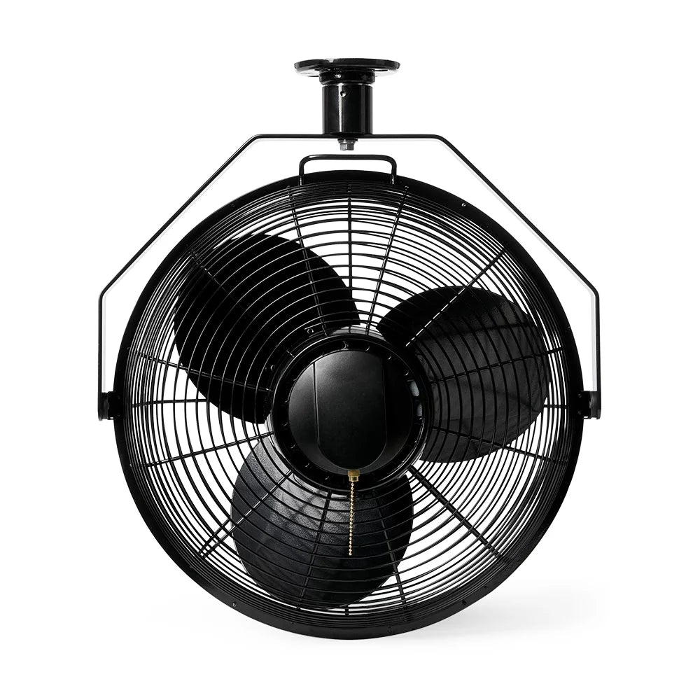 Air King 18" 1/16  Motor 3 Speed Non-OscilLatitudeing Enclosed Ceiling Mount Fan