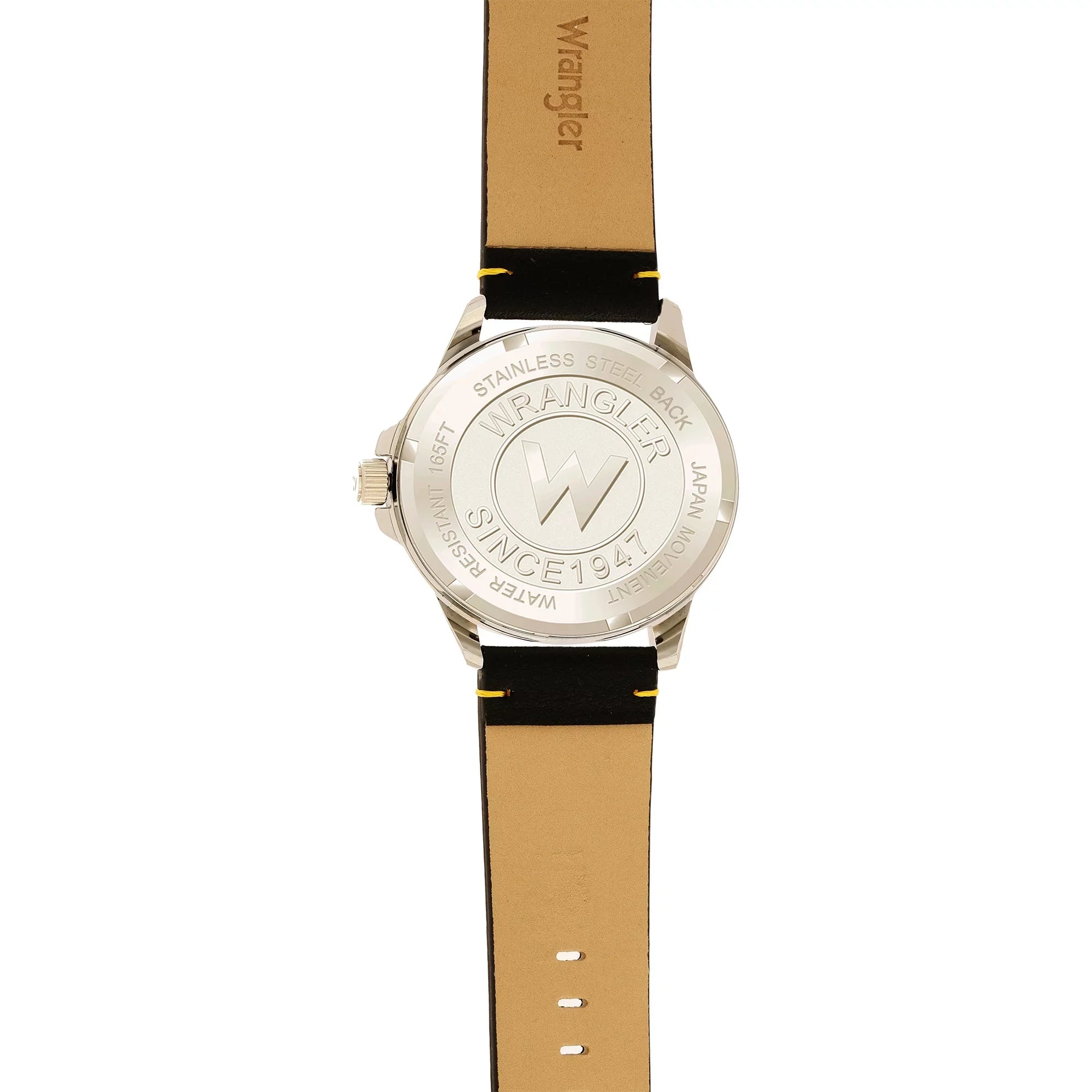 Wrangler 48mm Blue Dial, Black Strap Watch