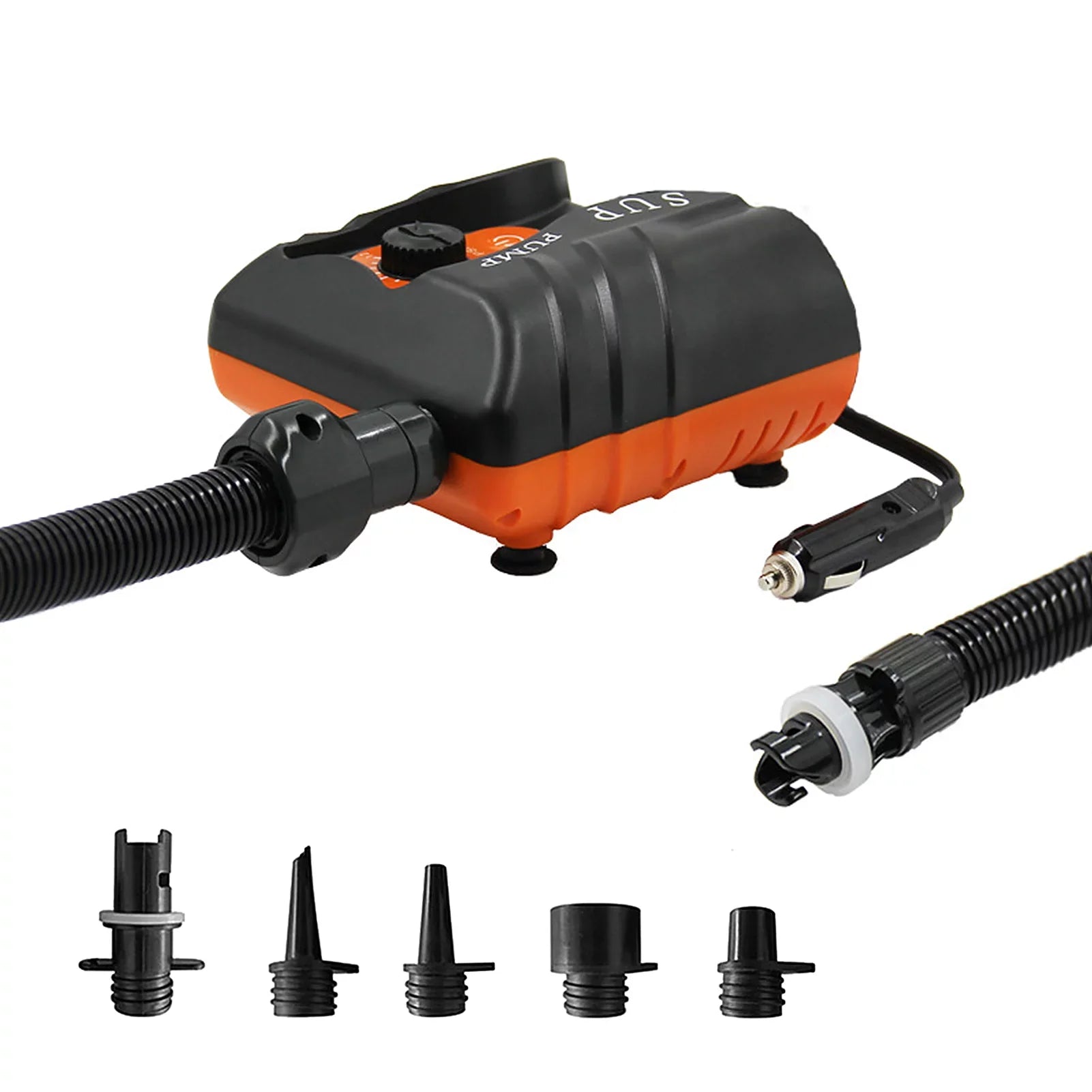 Dcenta Exclusive 16 PSI Electric InfLatitudeion Air Pump with 6 Nozzles for InfLatitudeables and Boats