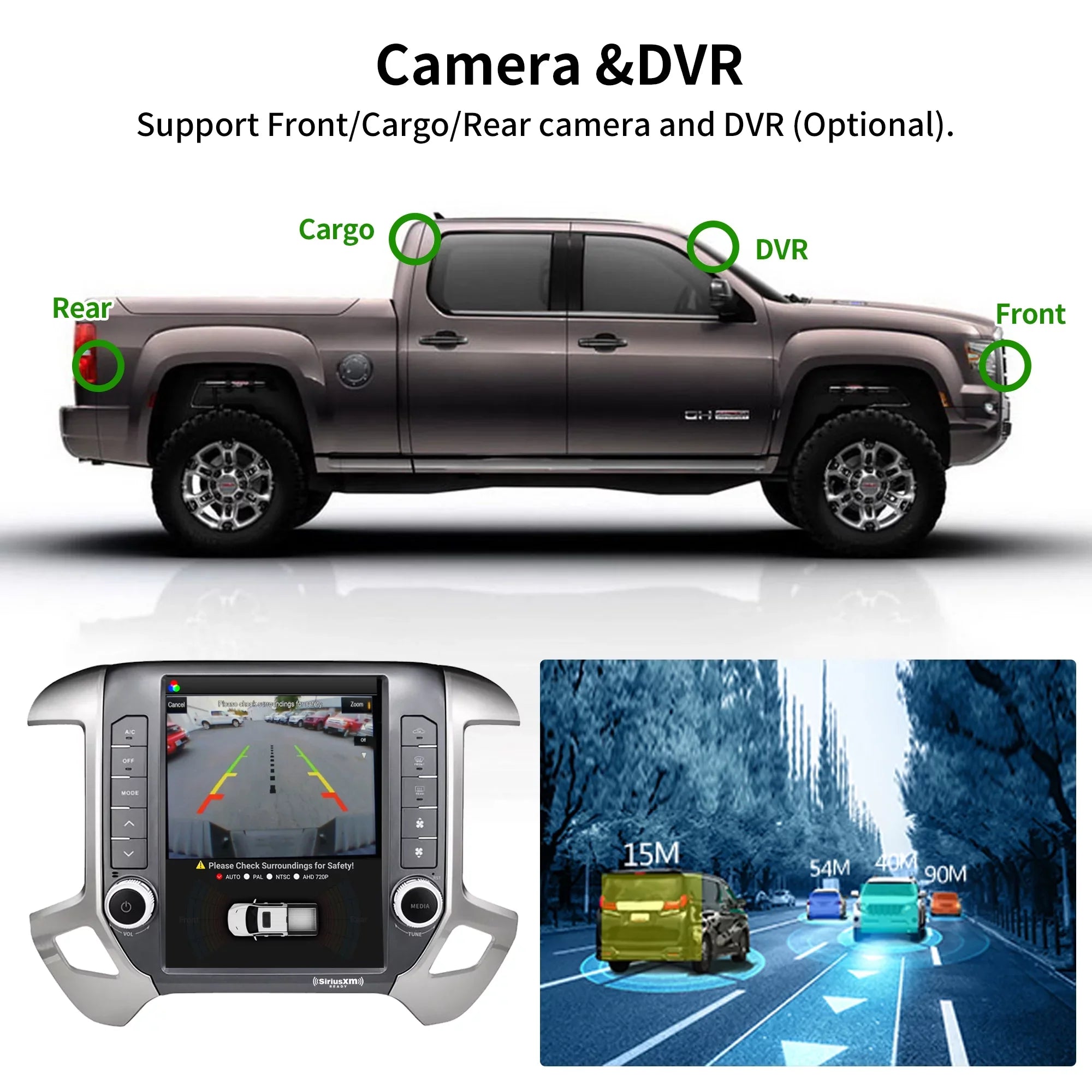 Linkswell Gen5 T-style 12.1 inch Car SirusXm Raido Stereo for Chevrolet Silverado 2014-2021 GMC 2014-2019 Touch Screen Navigator Android Truck Replacement GPS radio 4G+64G  Carplay Auto