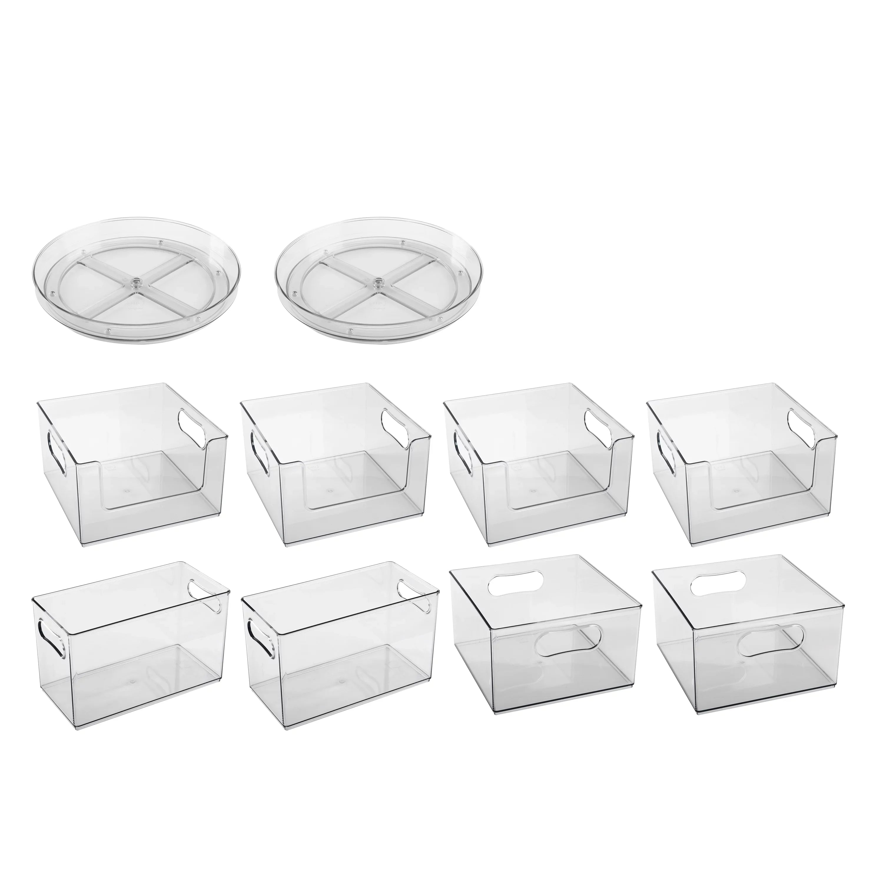 The Home Edit 10 Piece Laundry Edit, Clear Plastic Modular Storage System