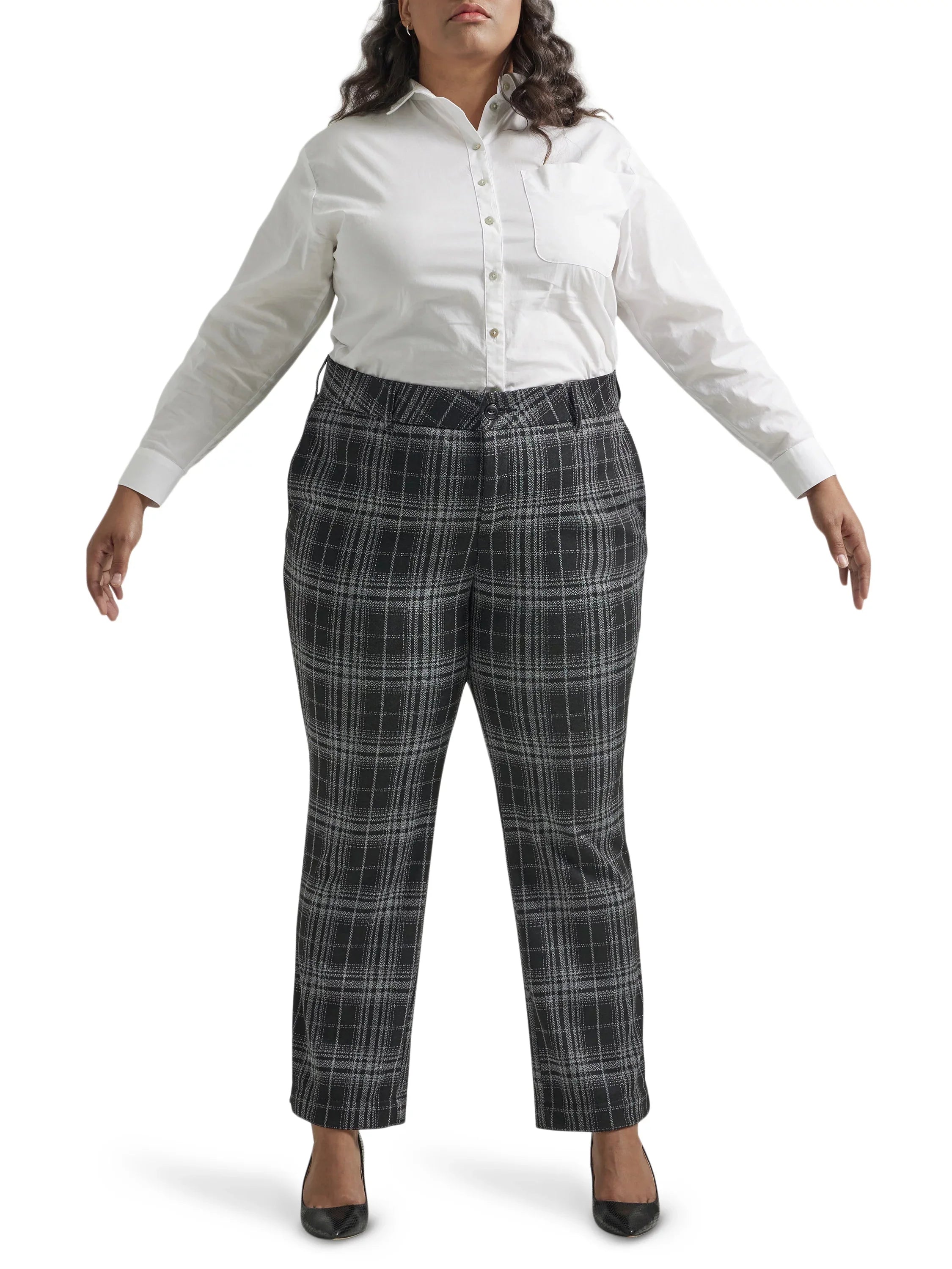 Lee® Women's Plus Regular Fit Straight Knit Pant