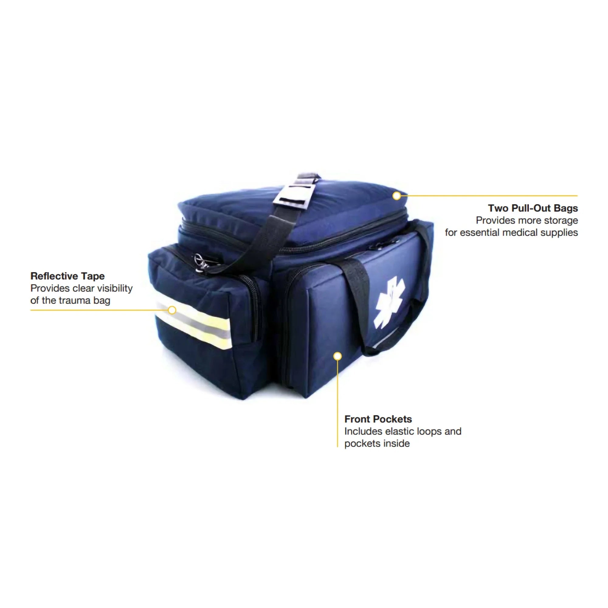 MedSource Water Resistant Fabric Trauma Bag 1 Each