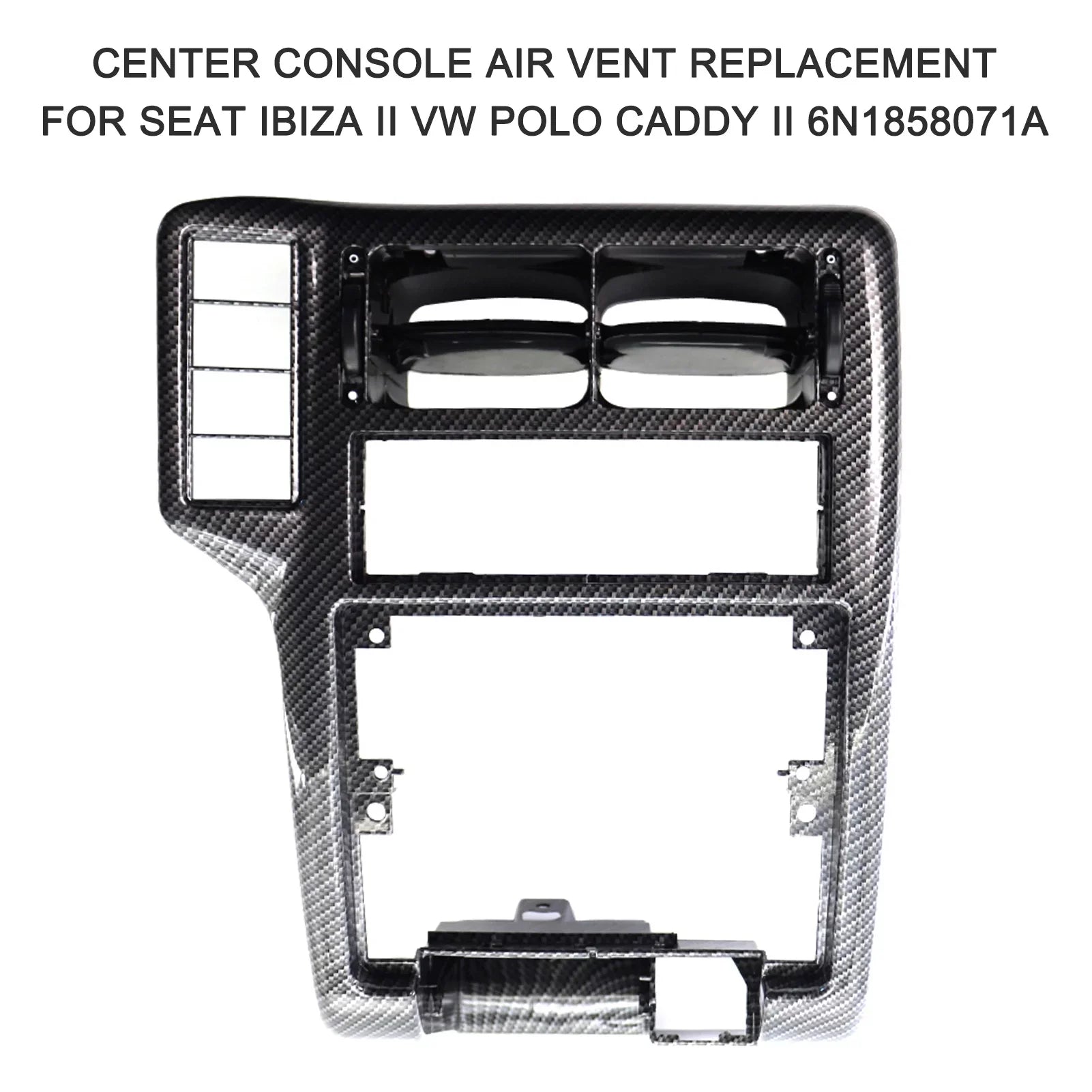Aibecy Center Console Air Vent Replacement for Seat Ibiza II Caddy II 6N1858071A