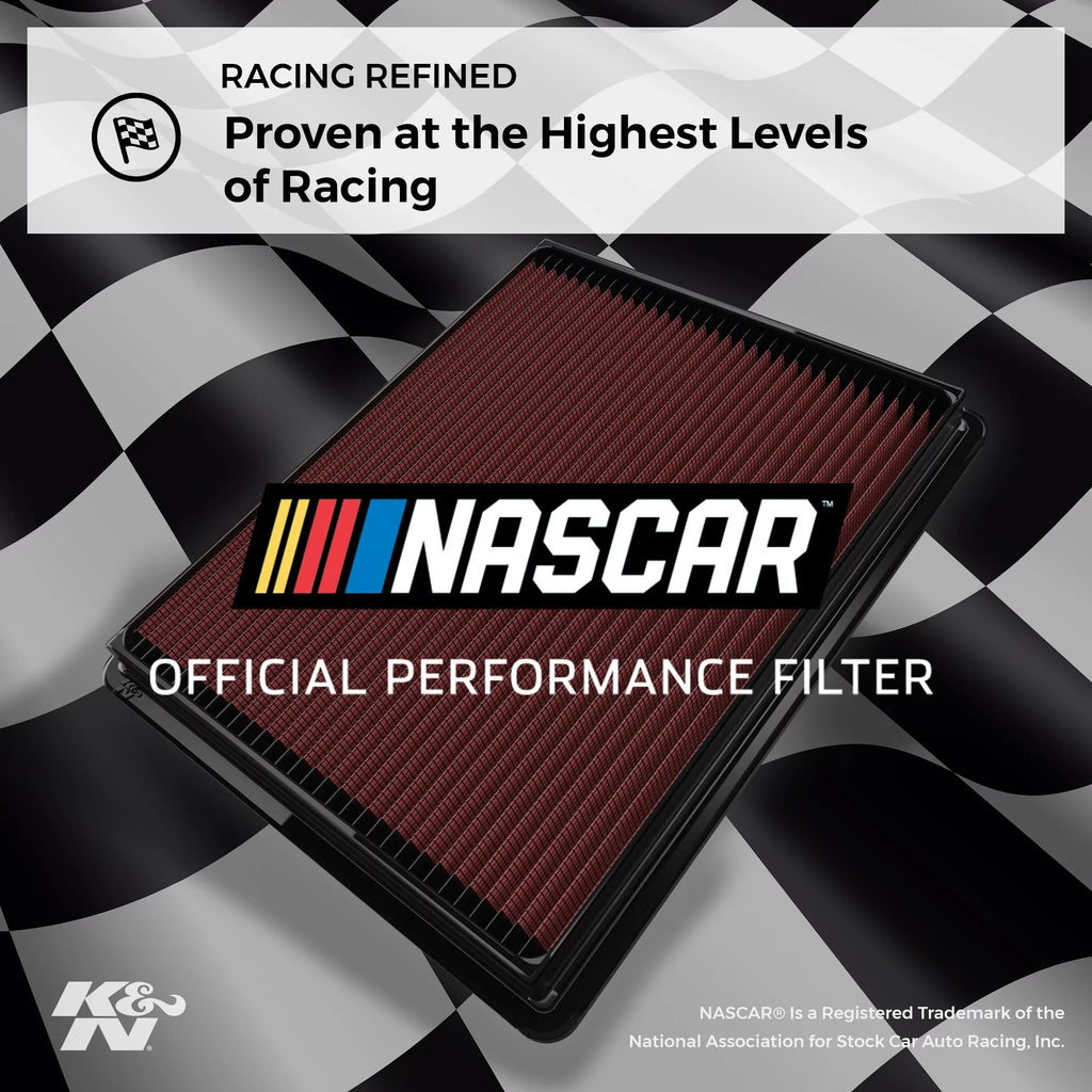 K&N Engine Air Filter: High Performance, Premium, Washable, Replacement Filter: 2009-2018 Land Rover V6/V8 (Discovery, Range Rover, LR4), 33-2446