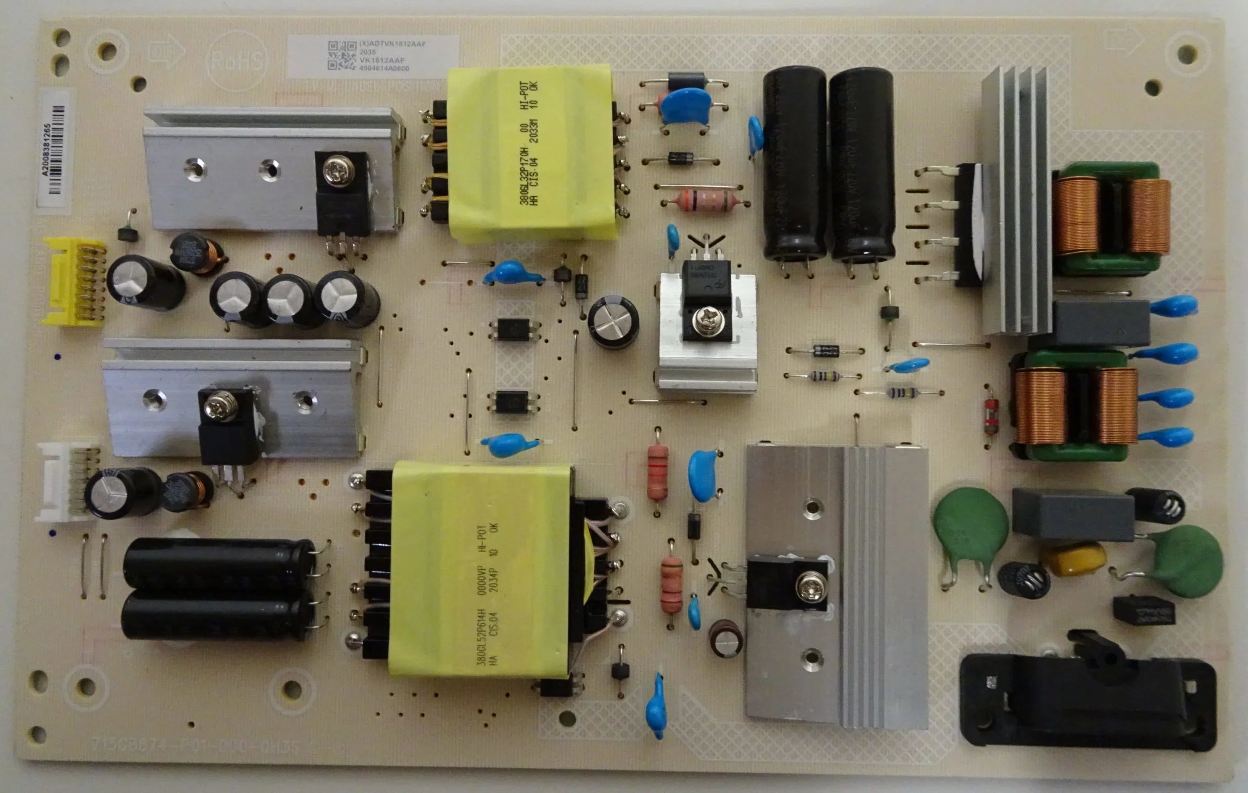 Vizio V505-H1 Power Supply (715GB674-P01-000-0H3S) ADTVK1812AAF