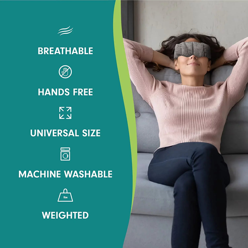 Aculief Weighted Eye Mask to Aid Headache & Stress Relief