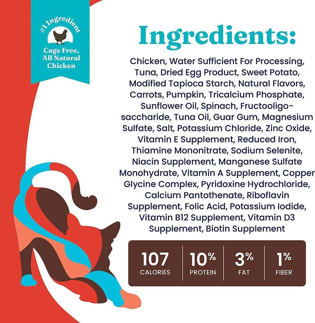 Solid Gold Wet Kitten Food Pate - Made with Real Chicken for Kittens - High Protein Grain Free Wet Cat Food for Healthy Digestion, Skin, Coat & Sensitive Stomach - 3oz (24 Count)