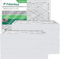 Filterbuy 16x30x4 MERV 8 Pleated HVAC AC Furnace Air Filters (12-Pack)
