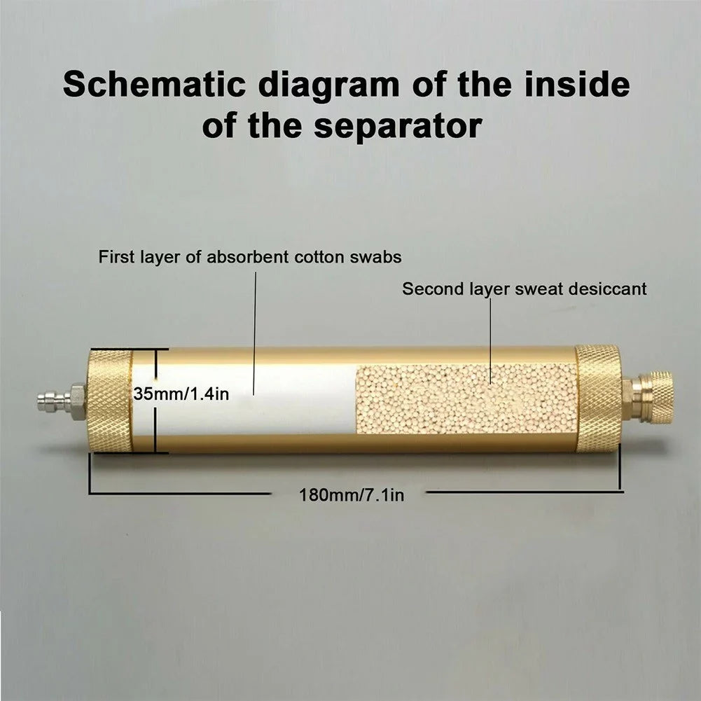 30Mpa 4500PSI PCP Compressor Oil Water Separator High Pressure Air Pump Filter