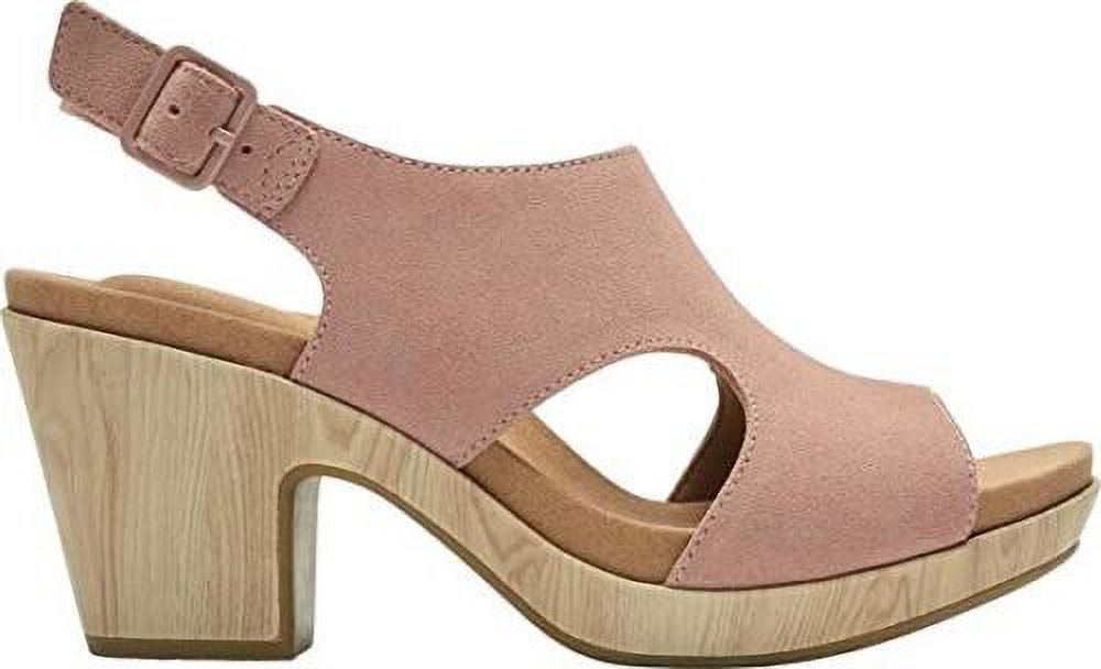 Rockport Vivienne Size US 9 W WIDE Women's Suede Slingback Sandals Light Rose