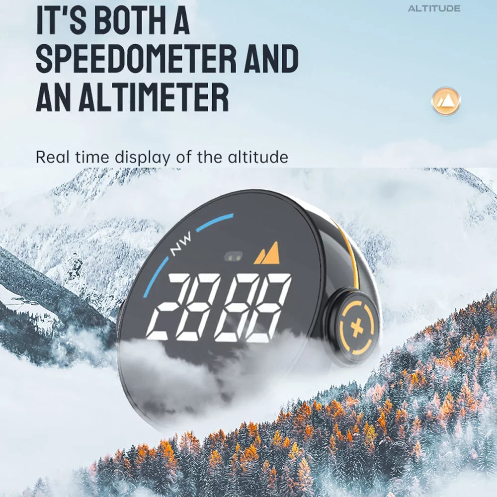 ammoon Car GPS Speedometer H600G Head Display, Digital Speed Altitude Meter Easy Setup & Clear Display