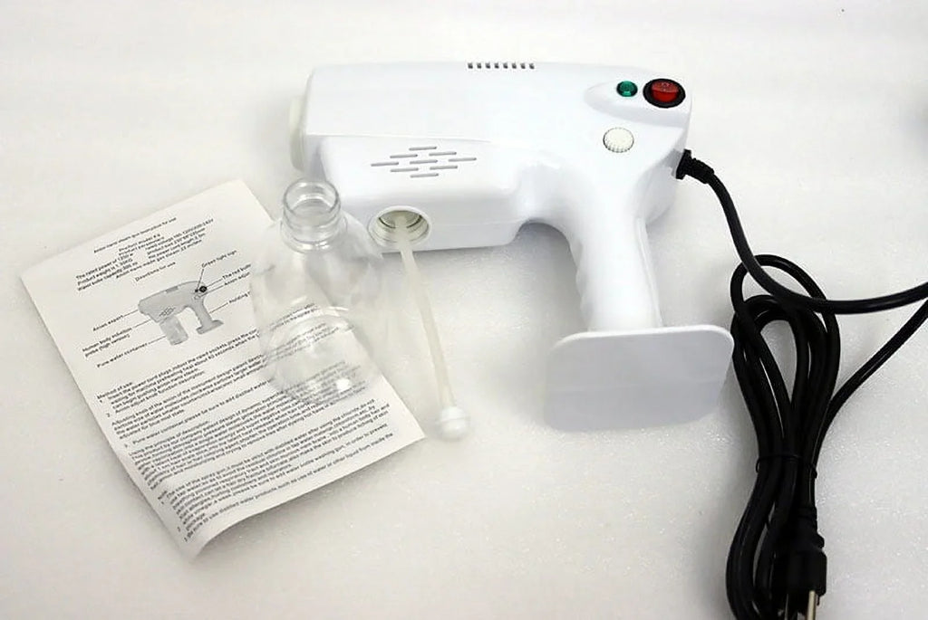 Smart Nano Disinfectant Sprayer Steam Atomizing Fogger Disinfection Sprayer Gun Blue Light 1200W