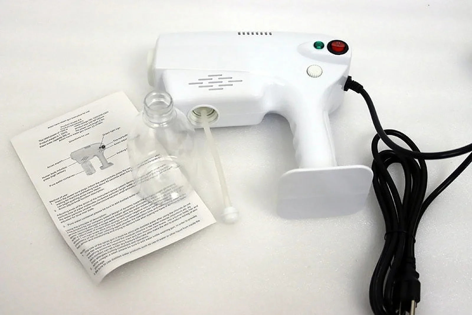 Smart Nano Disinfectant Sprayer Steam Atomizing Fogger Disinfection Sprayer Gun Blue Light 1200W