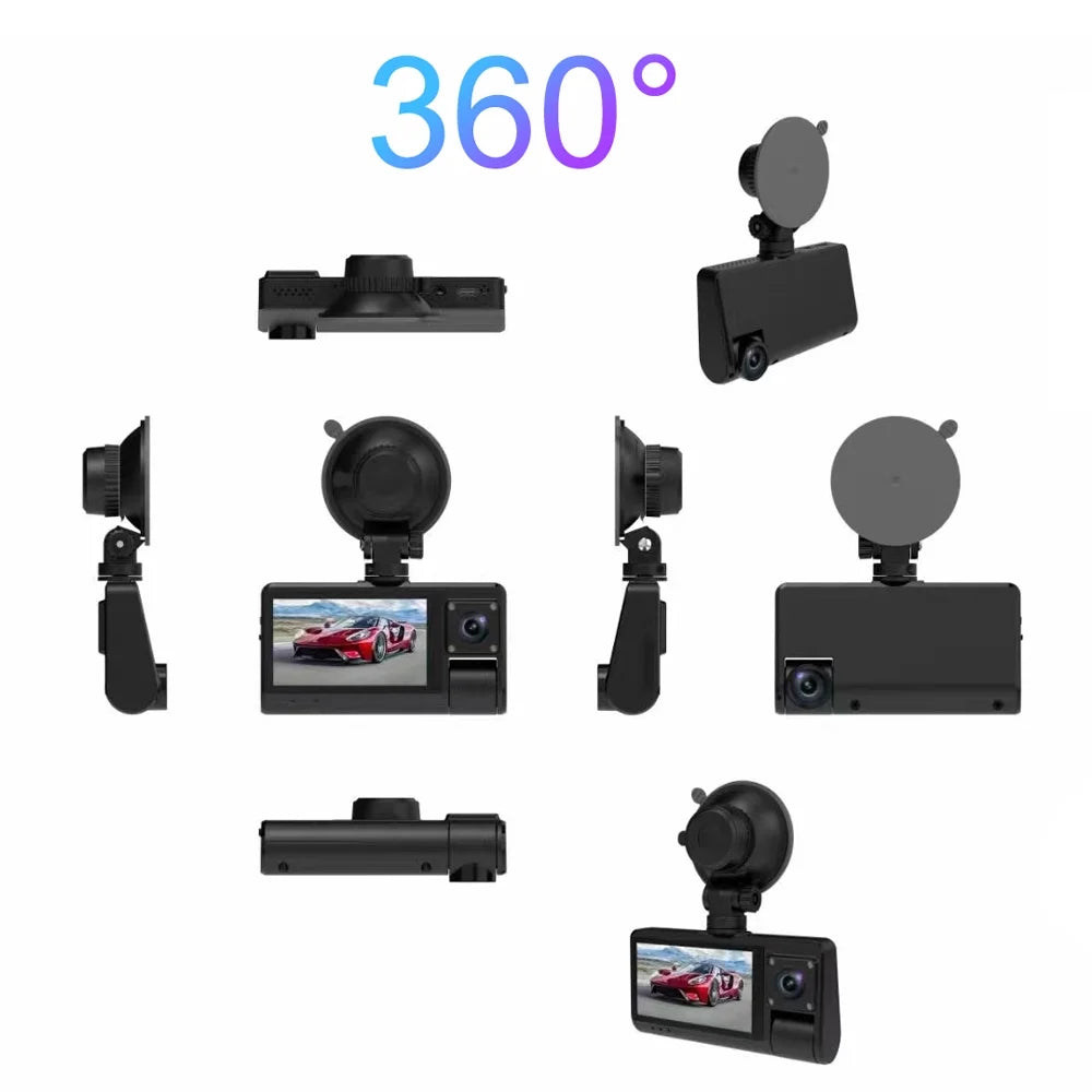 Dcenta Dash Cam, Car Video Recording Camcorder with Touched Screen Mirror, WIFI Interconnection for Enhanced Auto Safety
