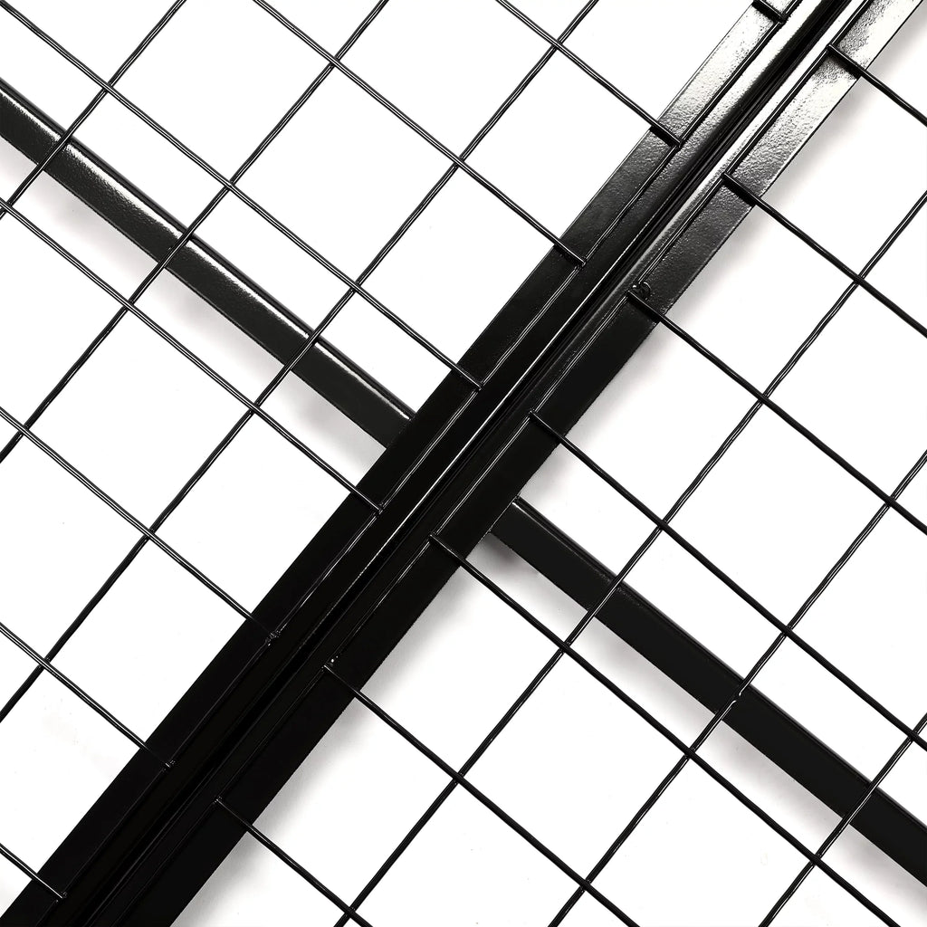 Hecasa 3 x 6 Overhead Garage Storage Rack Adjustable Garage Ceiling Mounted Storage Rack Black Steel