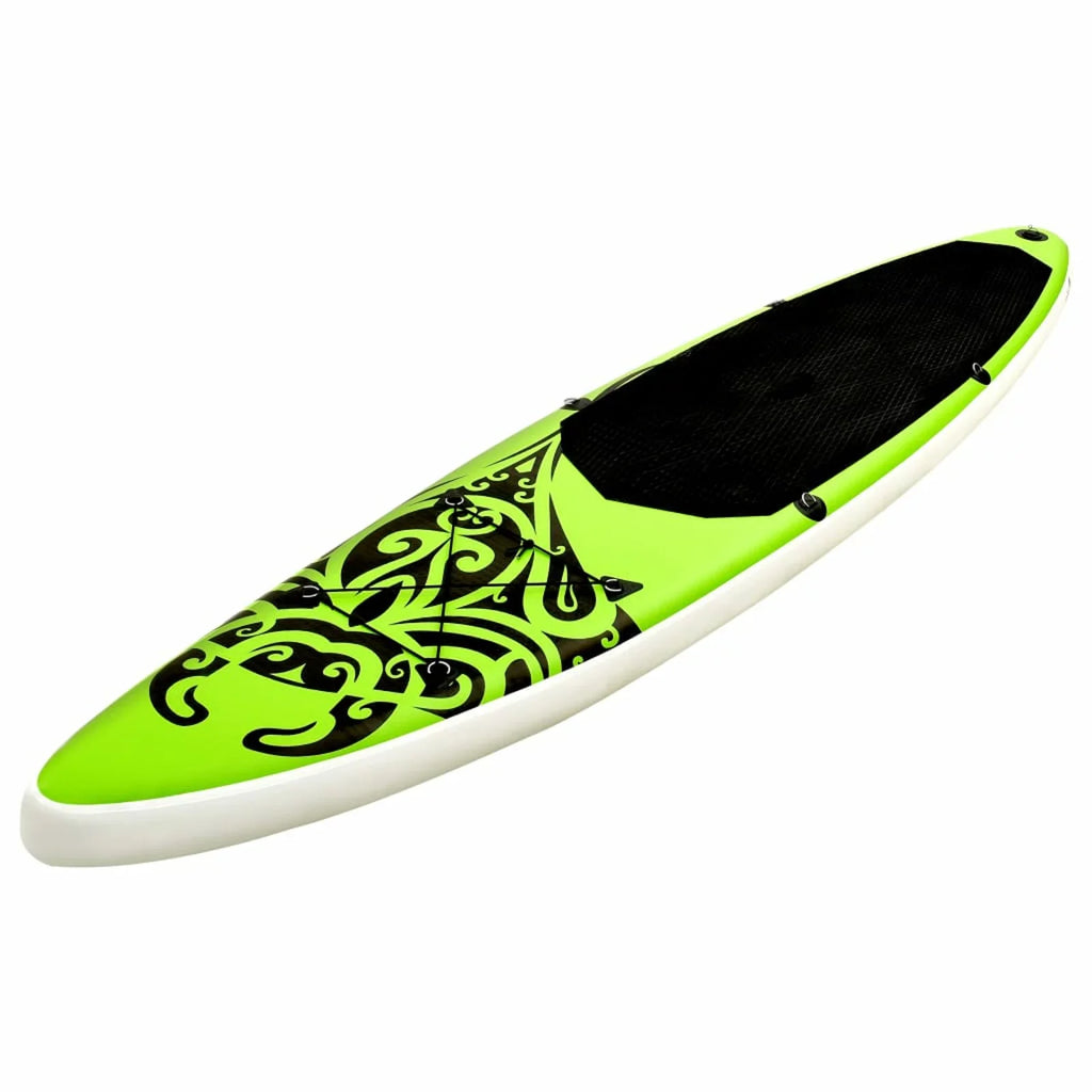 Andoer InfLatitudeable Paddleboard Set 126"x29.9"x5.9" Green