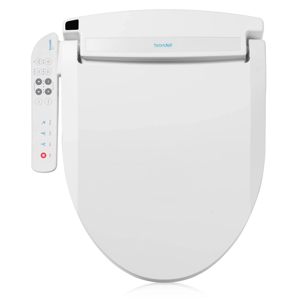 Brondell Swash Select BL67 Sidearm Bidet Seat, Round White