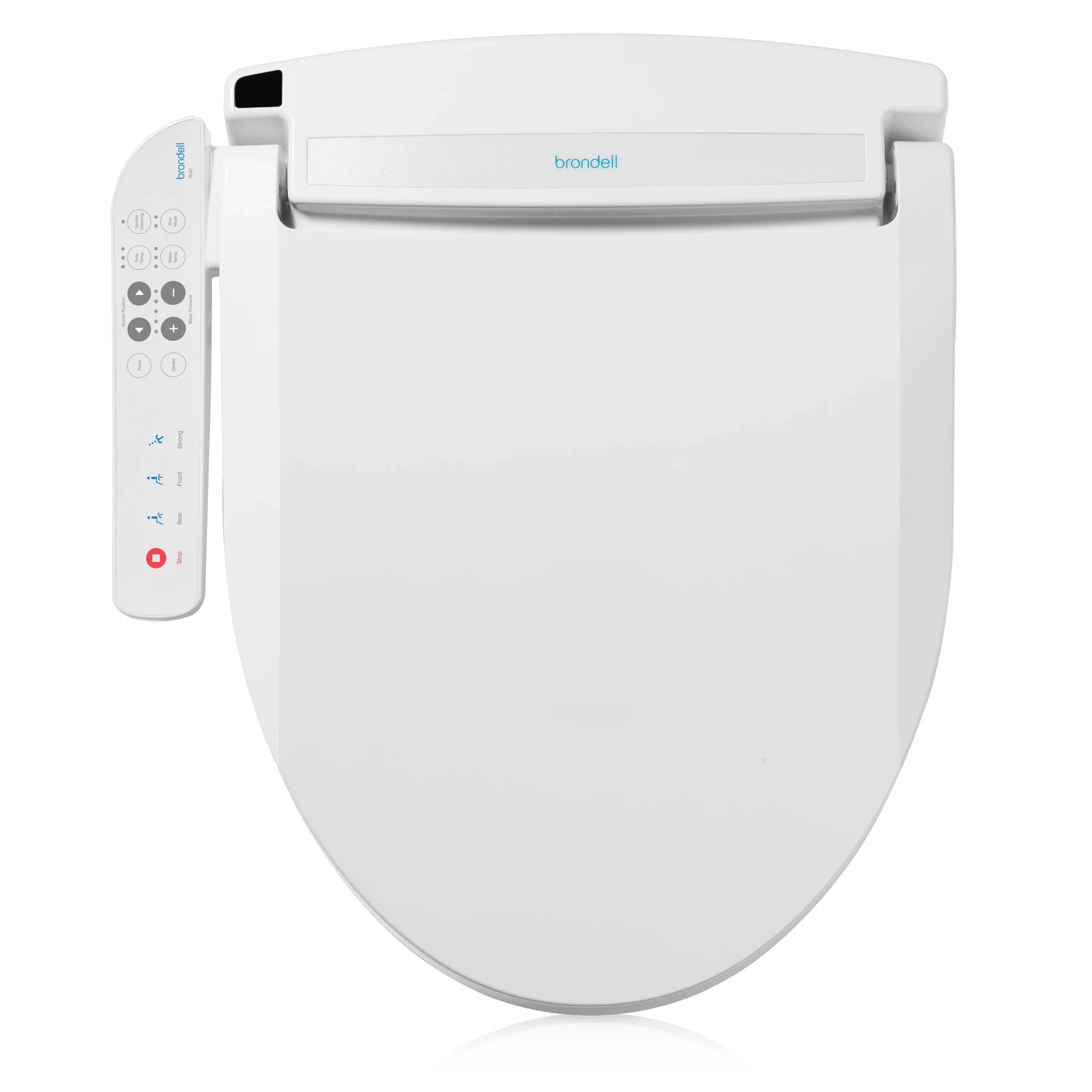 Brondell Swash Select BL67 Sidearm Bidet Seat, Round White