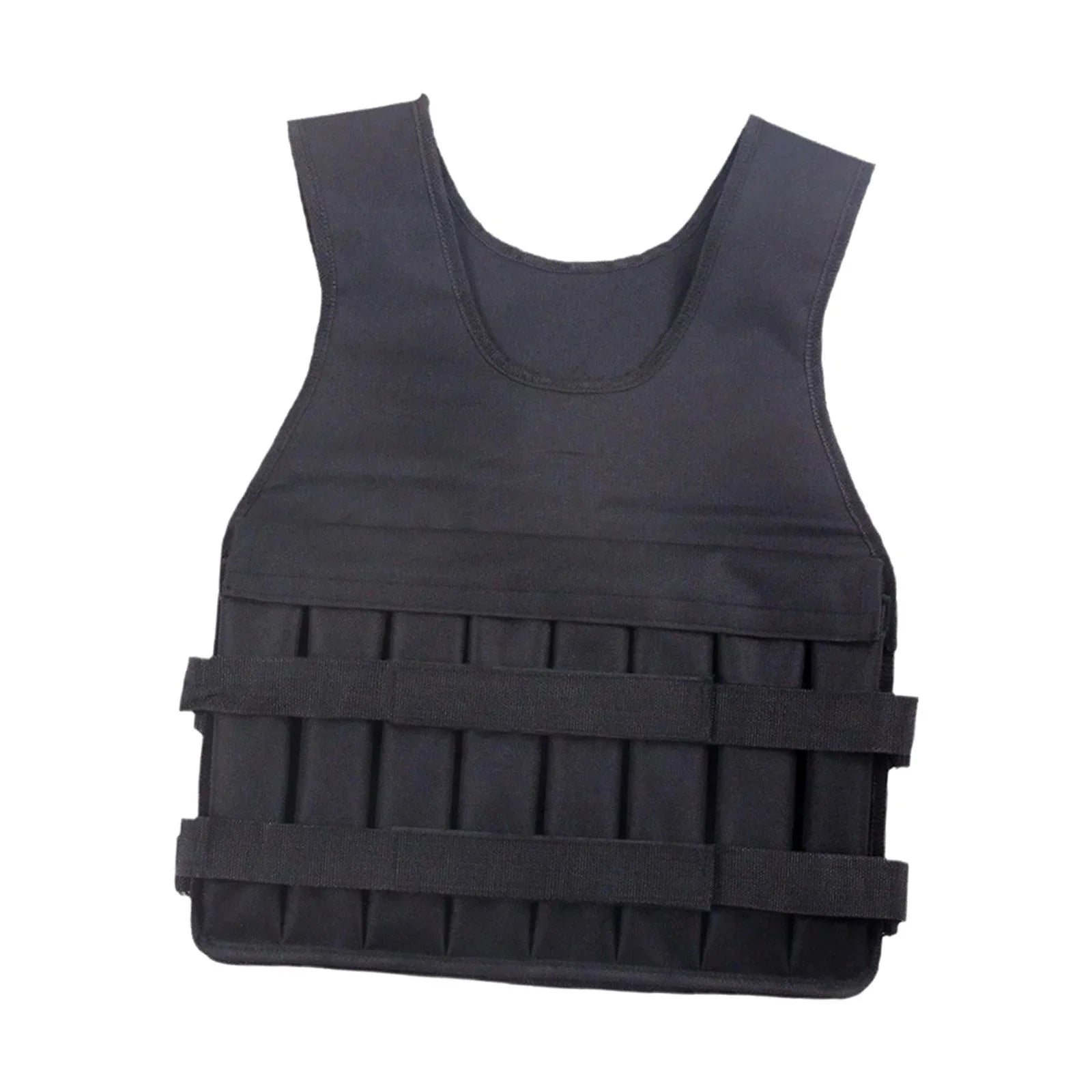 funtasica Loading Vest Exercise Jacket for Boxing Running Gym Fitness 8 Pockets Exercise Slim Design Strength Training Body Weight Vest