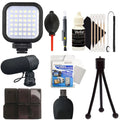 Compact Light & Accessory Bundle for  EOS Rebel T6i T6 T6s T5i T5 T4i T3i