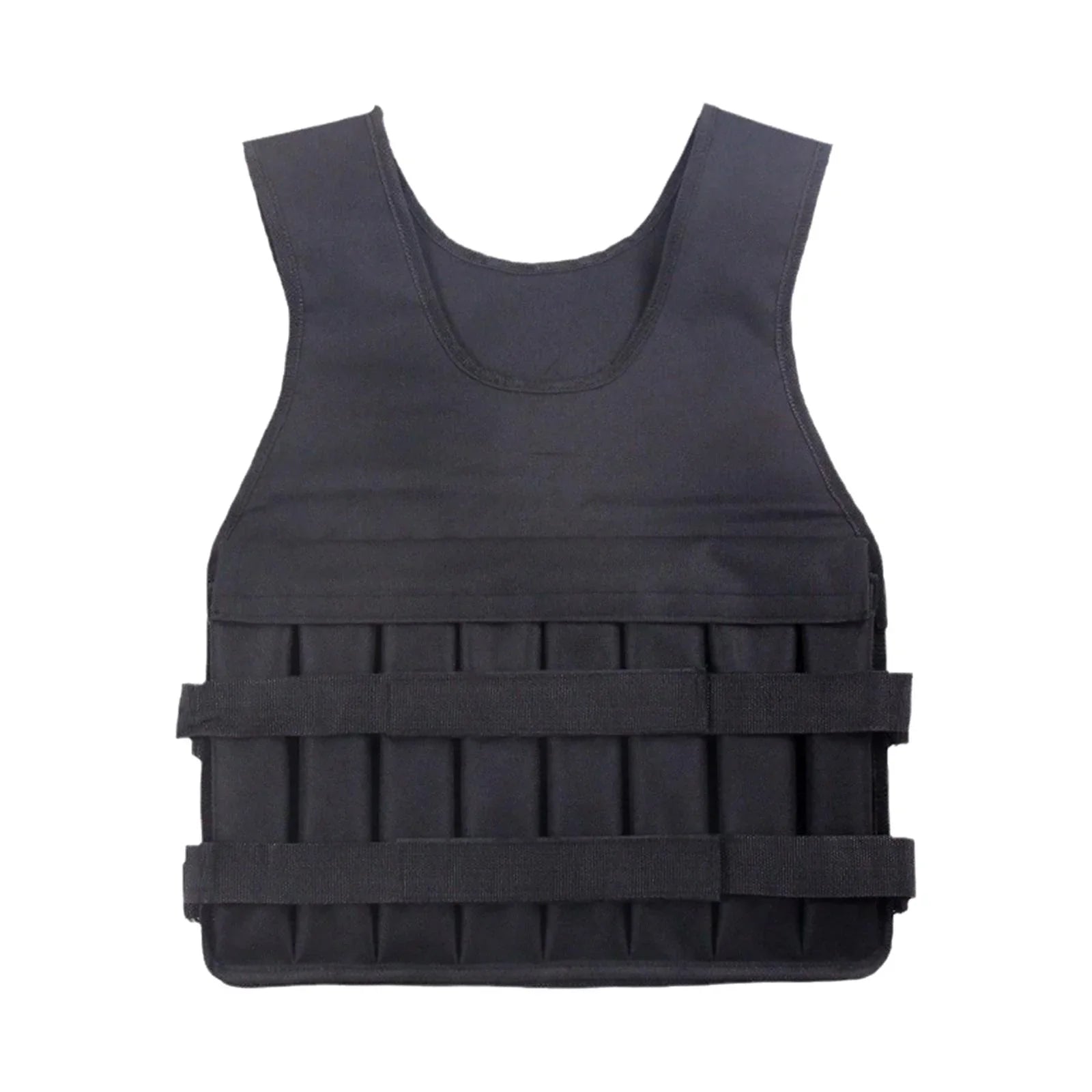 funtasica Loading Vest Exercise Jacket for Boxing Running Gym Fitness 8 Pockets Exercise Slim Design Strength Training Body Weight Vest