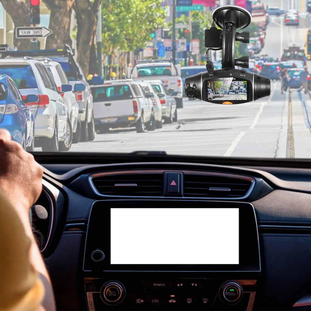 iMountek FHD 1080P Dual Lens Car DVR Dash Cam GPS Camera Video Recorder G-Sensor Night Vision