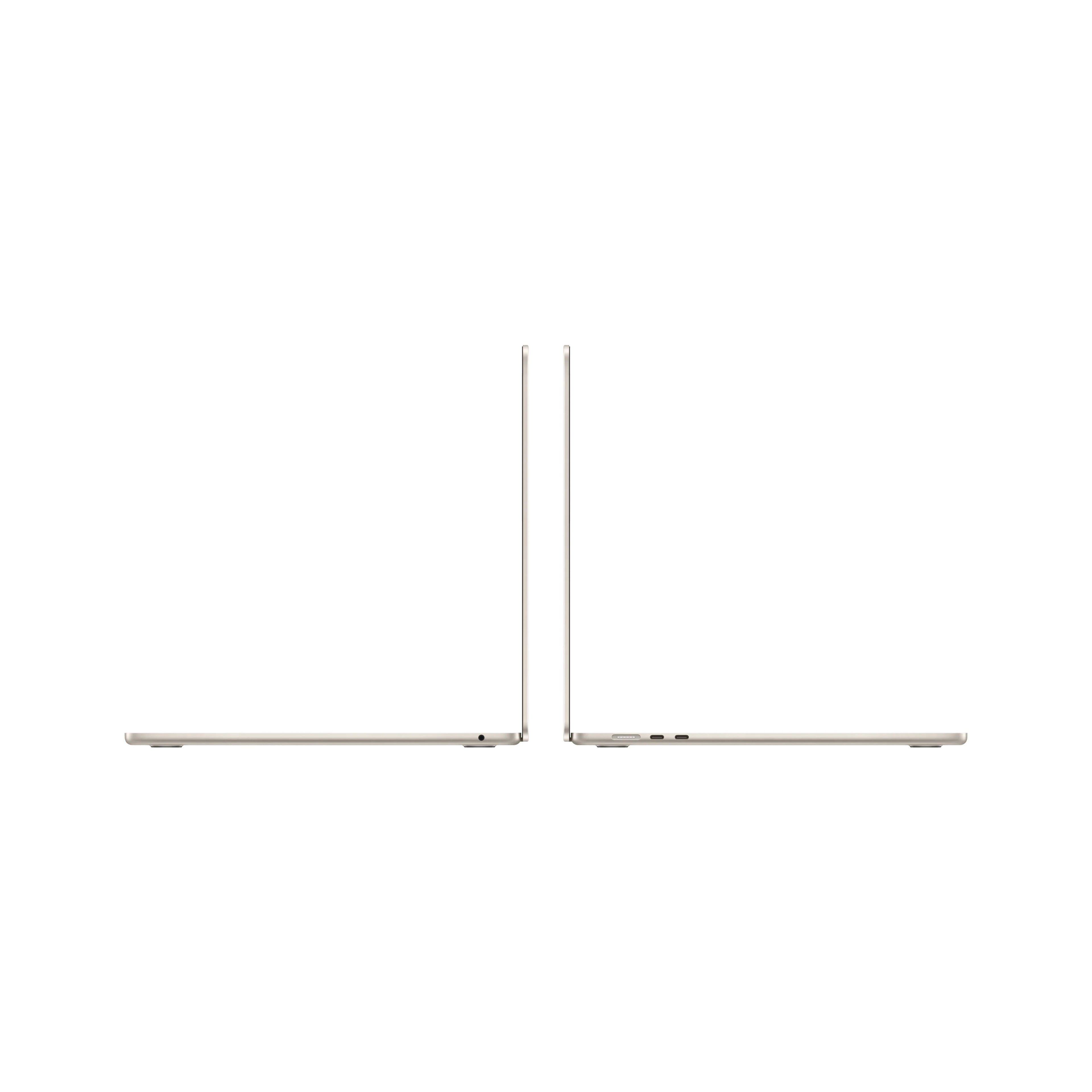MacBook Air 15-in M3 8C CPU - 10C GPU, 8GB 256GB, Starlight - MRYR3LL/A (Spring 2024) + Care Bundle