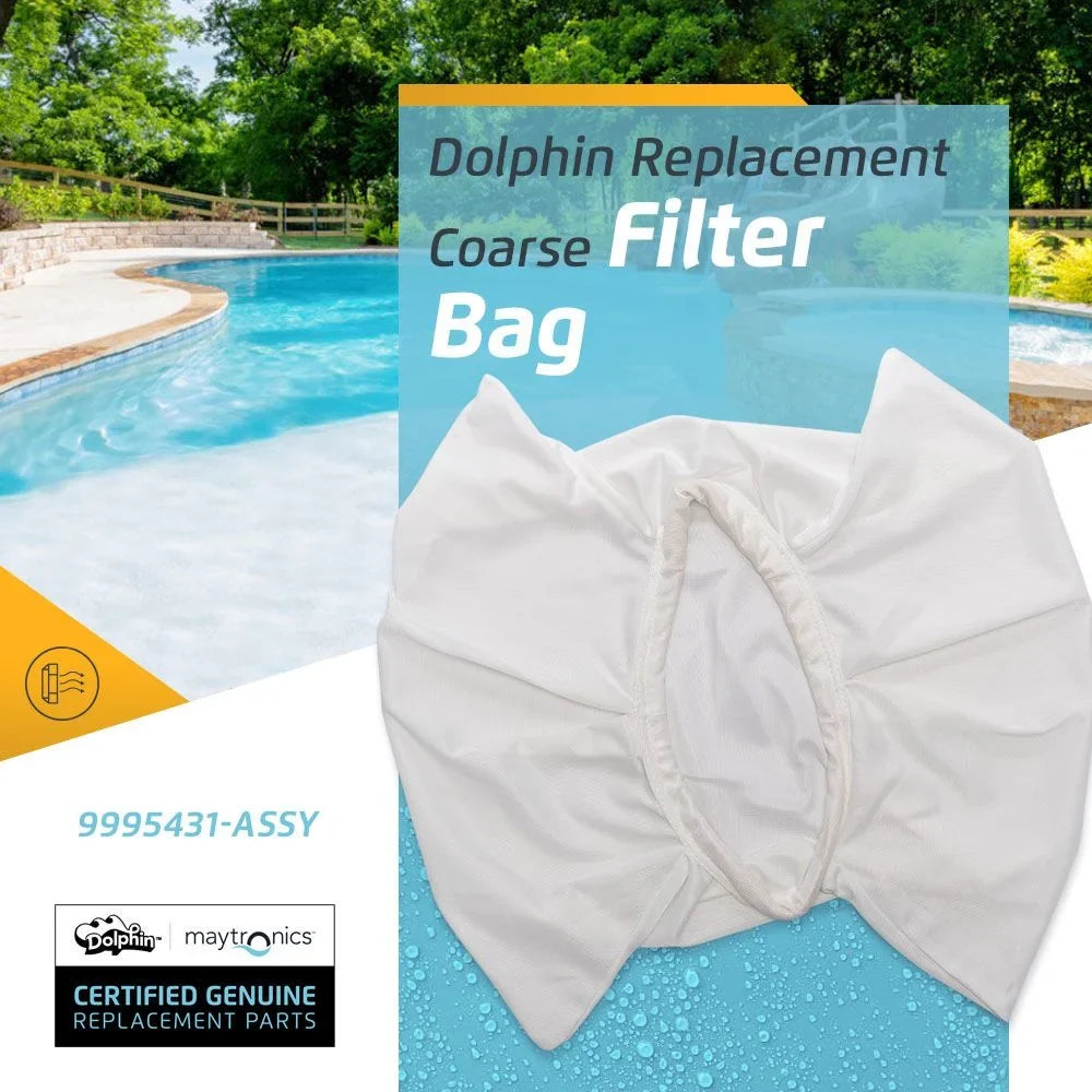 Dolphin Genuine Replacement Part — Coarse Filter Bag for Large Debris — Part Number 9995431