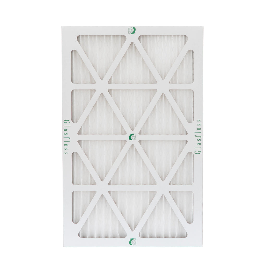 12 Pack of 14x24x1 MERV 13 Pleated Air Filters by Glasfloss. Actual Size: 13-1/2 x 23-1/2 x 7/8